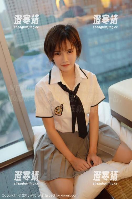 MFStar模范学院 - 说！谁给伊小七MoMo的双马尾添加了魔法？原图写真一出，心情瞬间变得五彩斑斓！