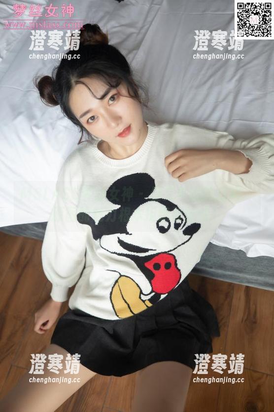 MSLASS梦丝女神 - 曼文与她的红裙：原图的魅力根本拒绝被低估！