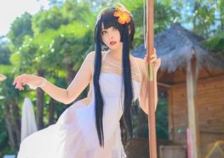 看！Natsuko夏夏子最新白色套图，恍若天使下凡，太天真了吧