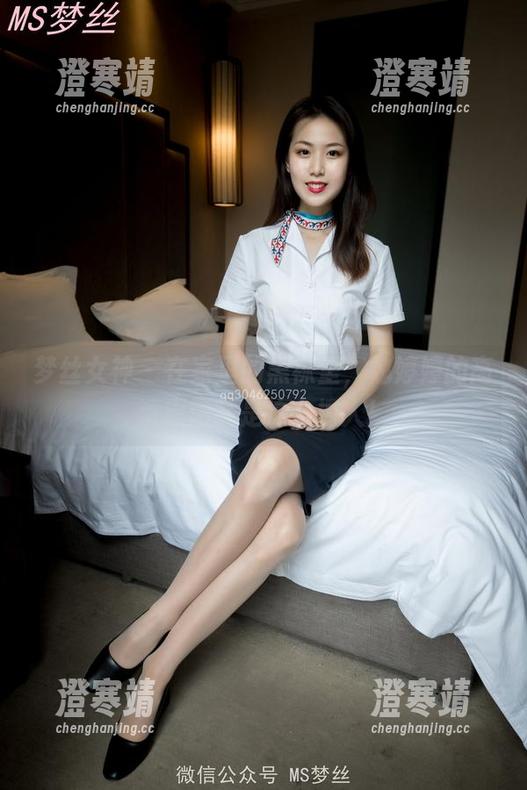 梦丝女神-魏婷婷 梦丝女神 - 在家里的黑袜里,魏婷婷的高清原图就是这么撩人!