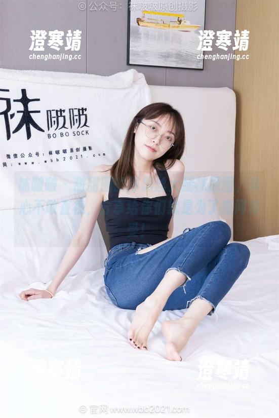 袜啵啵 - 甜甜圈的厚黑丝大腿袜原图，真心不敢直视，分享给你们就是为了感同身受！